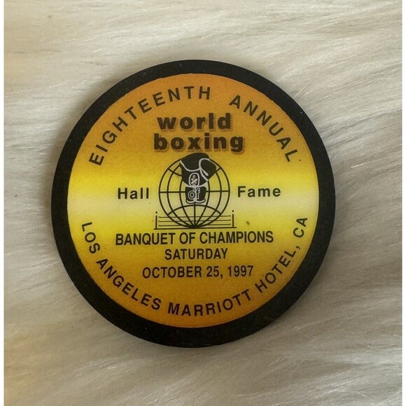 1997 Inductee Davey Pearl World Boxing Hall of Fame Chip Award - Picture 2 of 4